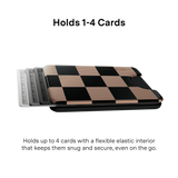 VELVET CAVIAR - 3pc Phone Accessory Gift Set - Mocha Vibe Checker
