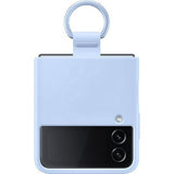 Samsung - Silcone Cover Case With Ring For Samsung Galaxy Z Flip4 - Blue