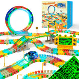 FlashTrack Glow in the Dark Racing & Building Track Set