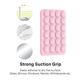 VELVET CAVIAR - Magnetic Suction Phone Mount- Strawberry Milk