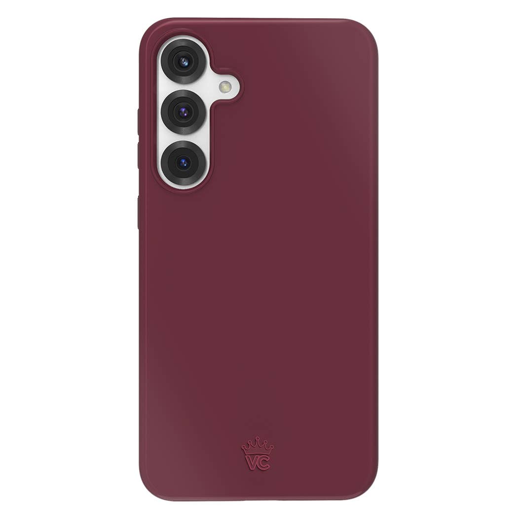 VELVET CAVIAR -  Samsung Galaxy S25 - Burgundy 1990 Phone Case