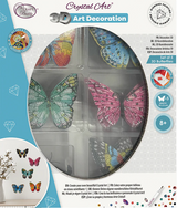 Crystal Art Decorations: 3D Butterflies (Set 5)
