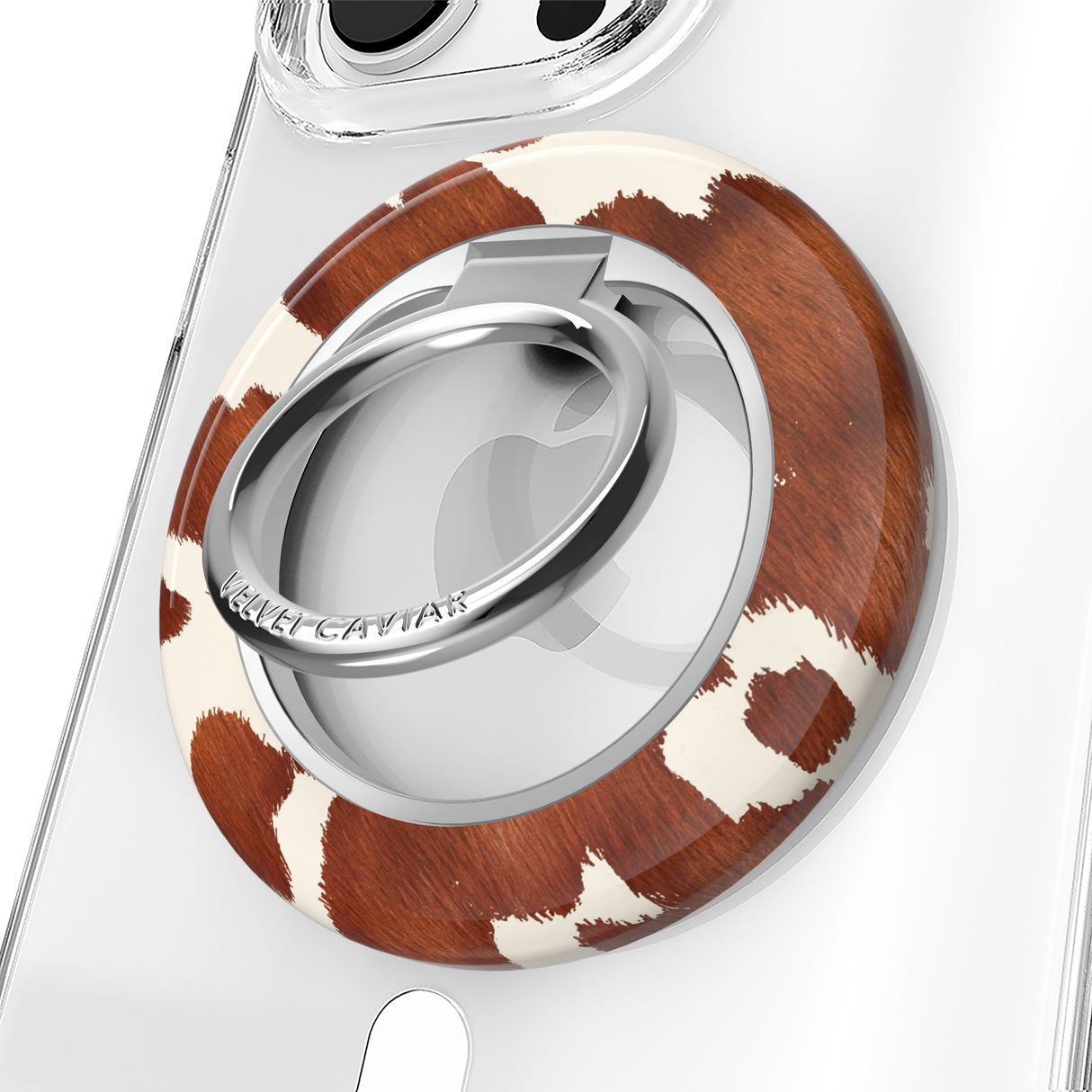 VELVET CAVIAR - Magnetic Phone Ring & Stand - Cocoa Cow
