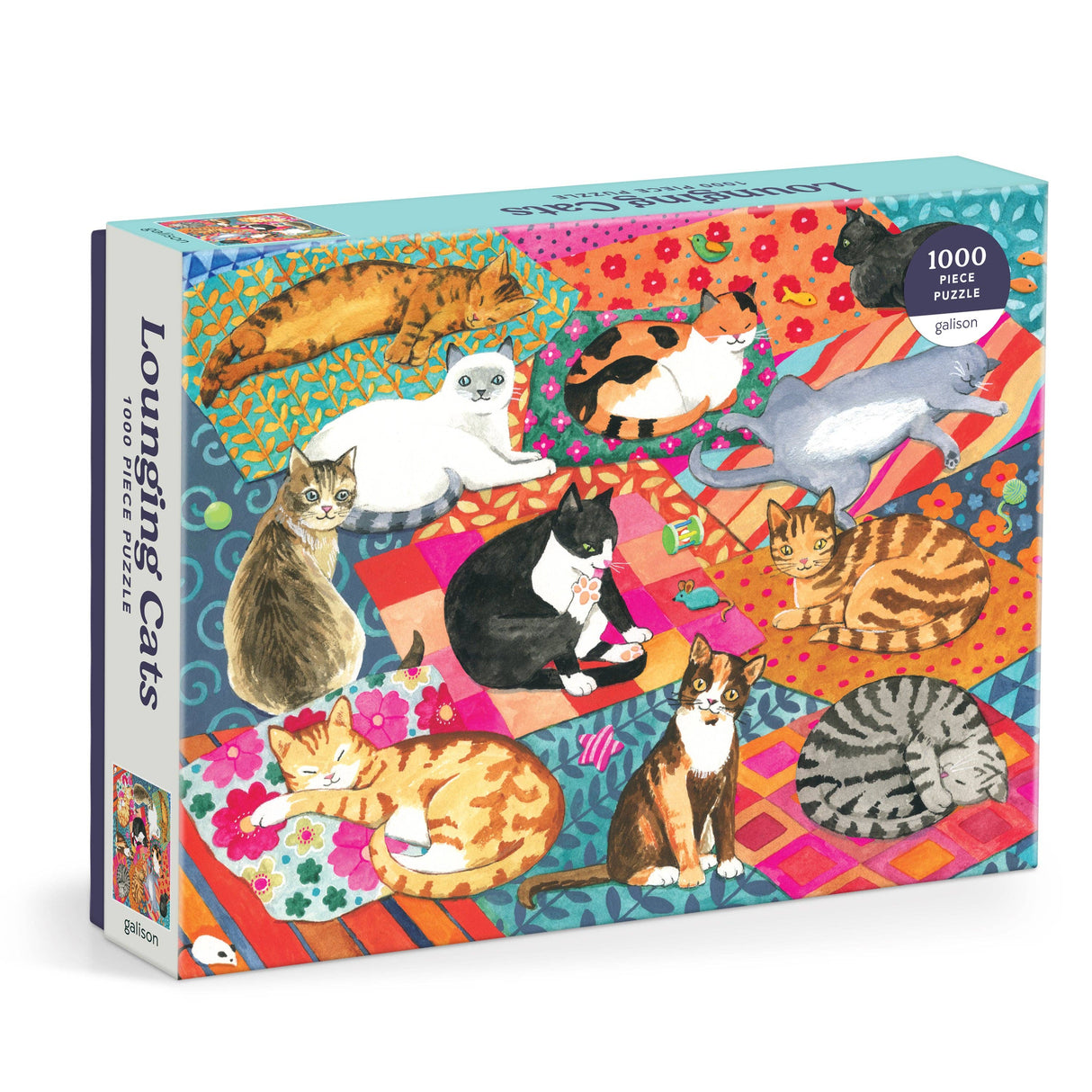 Galison - Lounging Cats 1000 Piece Puzzle