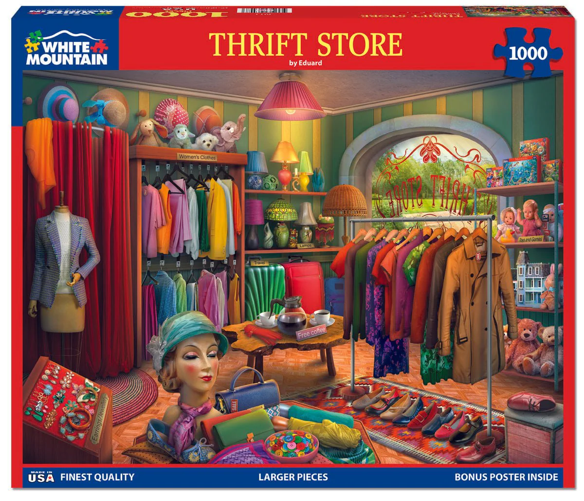 White Mountain Thrift Store - 1000 Piece Jigsaw Puzzle