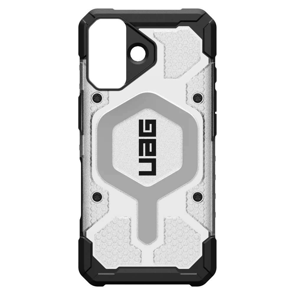 Urban Armor Gear (UAG) - Pathfinder Clear MagSafe Case for Apple iPhone 17 - Ice and Silver