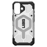 Urban Armor Gear (UAG) - Pathfinder Clear MagSafe Case for Apple iPhone 17 - Ice and Silver