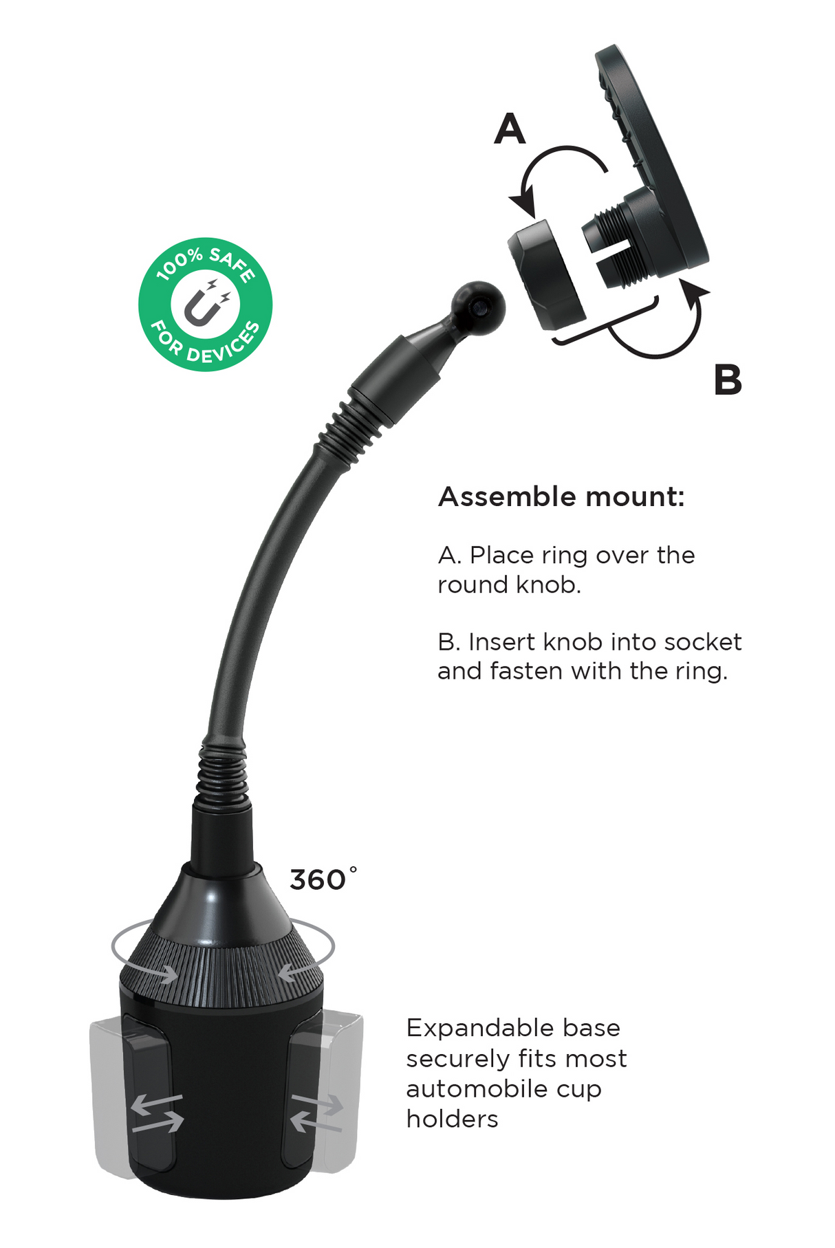 PowerPeak ProMount-Cup For MagSafe