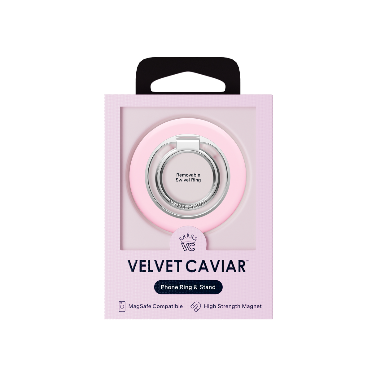 VELVET CAVIAR - Magnetic Phone Ring & Stand- Strawberry Milk