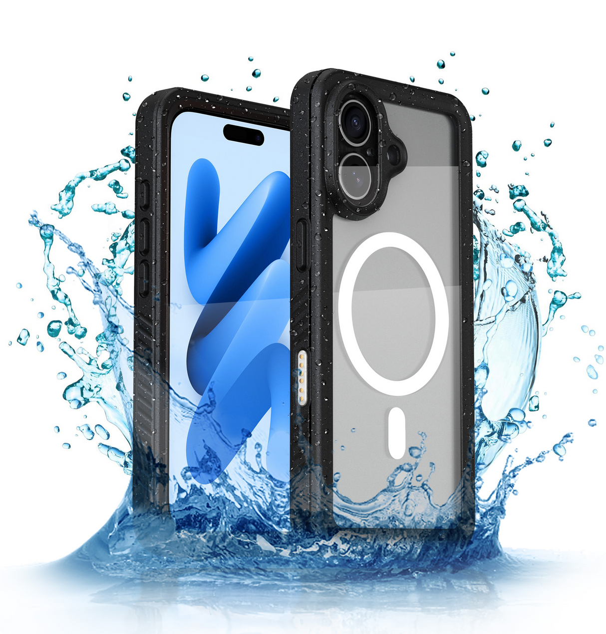 xBase iPhone 17 (6.1) -Waterproof MagSafe Compatible Case w/Wrist Strap