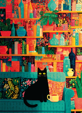 Final Piece Puzzles - No. 12 - Coffee Cat Library