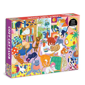Mudpuppy - Cozy Cat Club 1000 Piece Family Puzzle