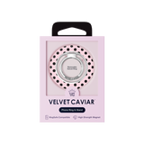 VELVET CAVIAR - Magnetic Phone Ring & Stand - Pink Polka Dot Princess