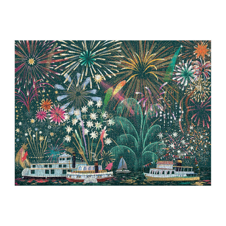Galison - Fireworks Jubilee 1000 Piece Foil Puzzle