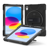 xBase iPad 10 & 11 Gen Armor Tech Heavy Duty Case w/Hand Strap/Shoulder Strap & Kickstand