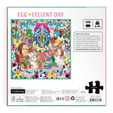 Mudpuppy - Egg-cellent Day 500 Piece Foil Family Puzzle