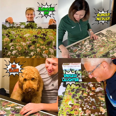 101 Pooping Puppies 1000-Piece Puzzle, Christmas Gift, Gag - image 4
