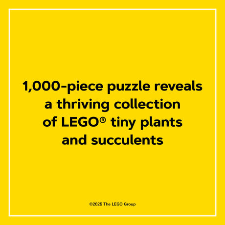 LEGO Tiny Garden 1000-Piece Puzzle
