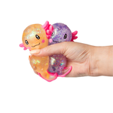 Showcase - Scrunchems® Sugar Axolotl Squishy Fidget Toy (1pc) Assorted