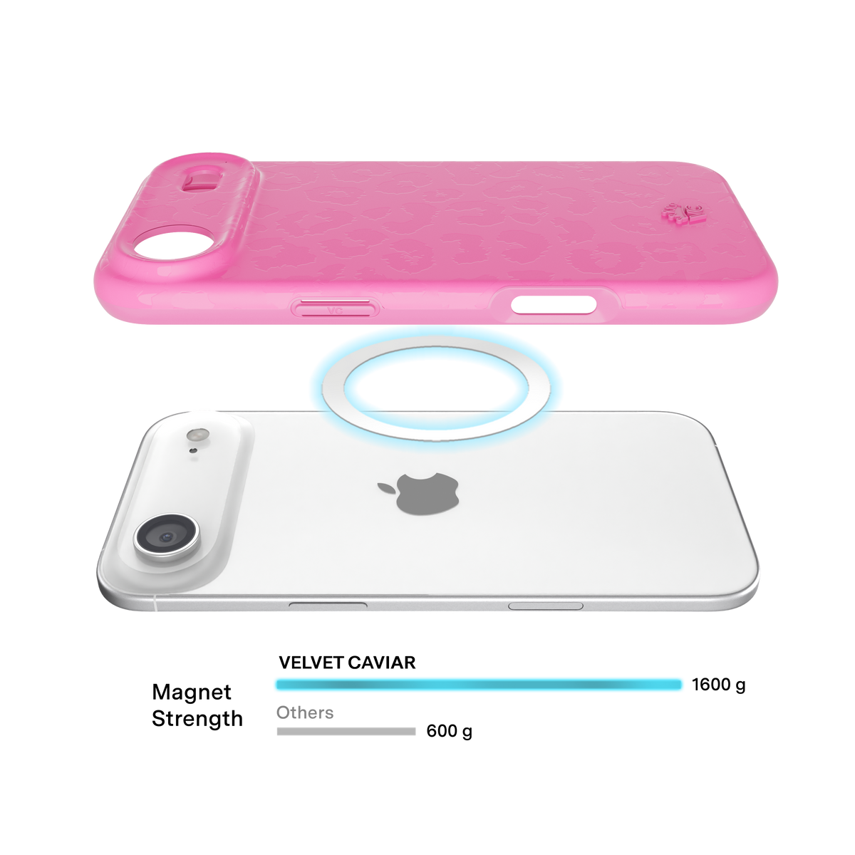 VELVET CAVIAR - IPhone Air MagSafe Case - Hot Pink Leopard