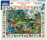 White Mountain Puzzles Birds of the Backyard - 1000 Piece Jigsaw Puzzle