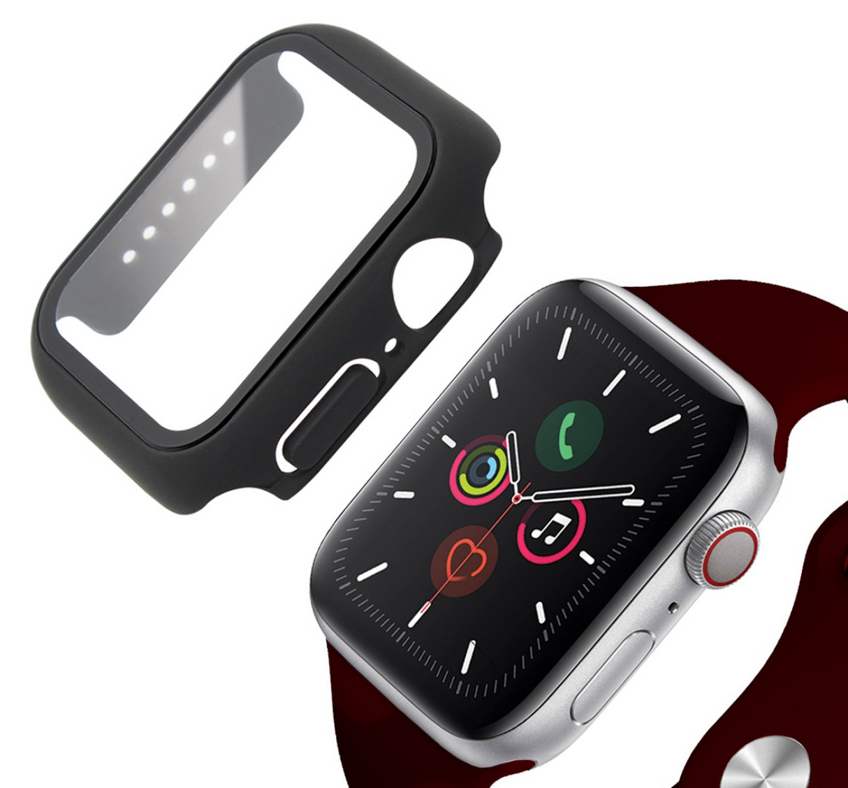 xBase Bumper Tempered Glass for Apple Watch 7/8/9 Large (45mm)