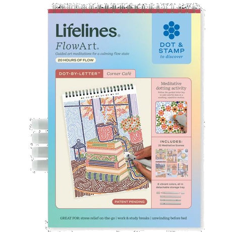 Lifelines FlowArt Dot-by-Letter, Corner Cafe - package front