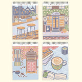 Lifelines FlowArt Dot-by-Letter, Corner Cafe - sample completed scenes
