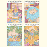 Lifelines FlowArt Dot-by-Letter, Cozy Companions - sample completed scenes