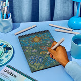 Lifelines FlowArt Dot-by-Letter Majestic Earth (Metallic Ink) art pad - inside scene 3