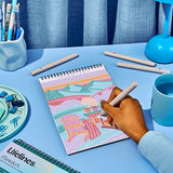 Lifelines FlowArt Dot-by-Letter Winter Wonderland art pad - inside scene 3