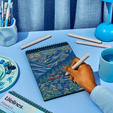 Lifelines FlowArt Dot-by-Letter Winter's Glow (Metallic Ink) art pad - inside scene 3