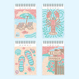 Lifelines FlowArt Mini Dot-by-Letter Coastal Calm - sample completed scenes