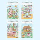 Lifelines FlowArt Mini Dot-by-Letter Cottage Garden - sample completed scenes