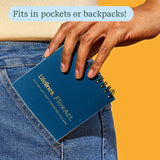 Lifelines FlowArt Mini Dot-by-Letter Frosted Village Metallic Ink - pad fits in pockets or backpacks