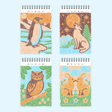 Lifelines FlowArt Mini Dot-by-Letter Into the Wild - sample completed scenes