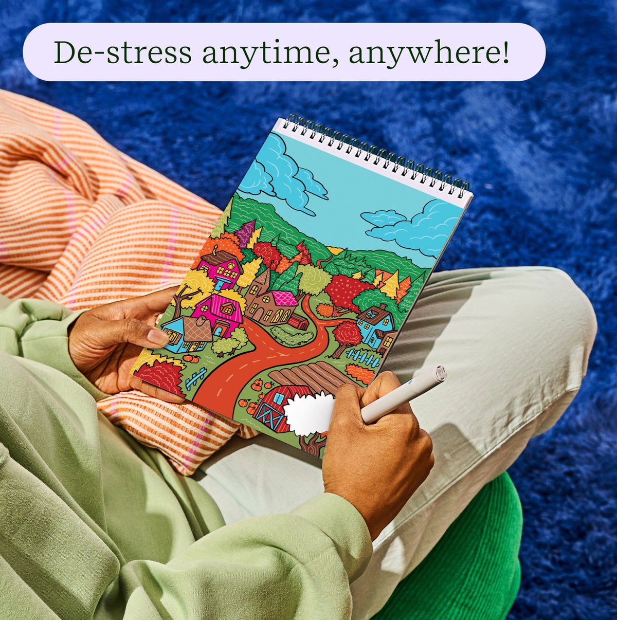 Lifelines FlowArt Scented Color-to-Reveal Fall is in the Air art pad - inside scene 6