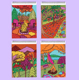 Lifelines FlowArt Scented Color-to-Reveal Fall is in the Air art pad - inside scene 2