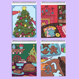 Lifelines FlowArt Scented Color-to-Reveal Home for the Holidays art pad - inside scene 2