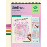 Lifelines FlowArt Trace-by-Line, Once Upon a Bookshelf - package front