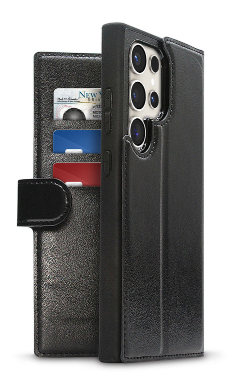 xBase Samsung S25 Ultra Exec Folio Wallet Case - Black - image 1