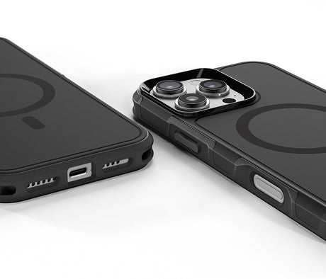 IPHONE 16 PRO XBASE PROTECH MAGSAFE COMPATIBLE- RUGGED ARMOR CASE BLACK - image 1