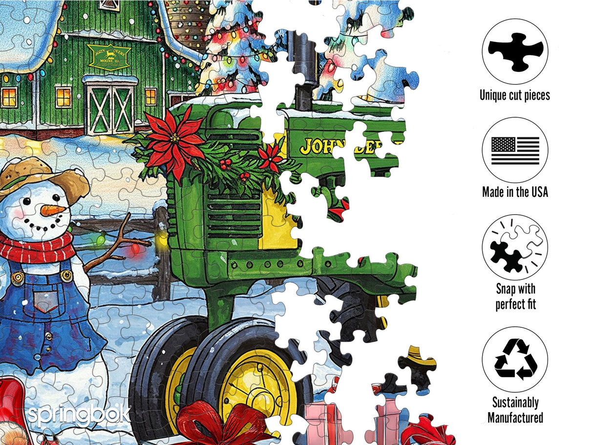 Springbok Festive Farm Surprise 500 Piece Jigsaw Puzzle