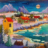 Springbok Moonlit Winter Village  Limited Release 500 Piece