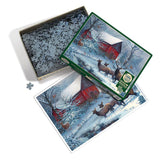Cobble Hill 1000 Piece Puzzle - Winter Magic - Sample Poster Included