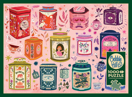 Cobble Hill Tea Tin Treasures | 1000 Piece Puzzle