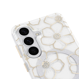 Case-Mate - Floral Gems Case with Magnet for Samsung Galaxy S26 - Gold