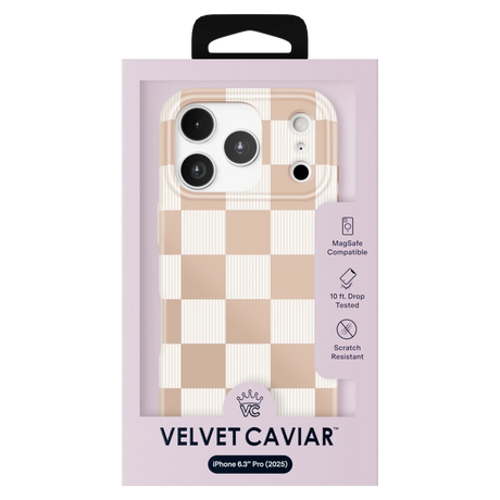 VELVET CAVIAR - MagSafe Case for Apple iPhone 17 Pro - Nude Vibe Checker