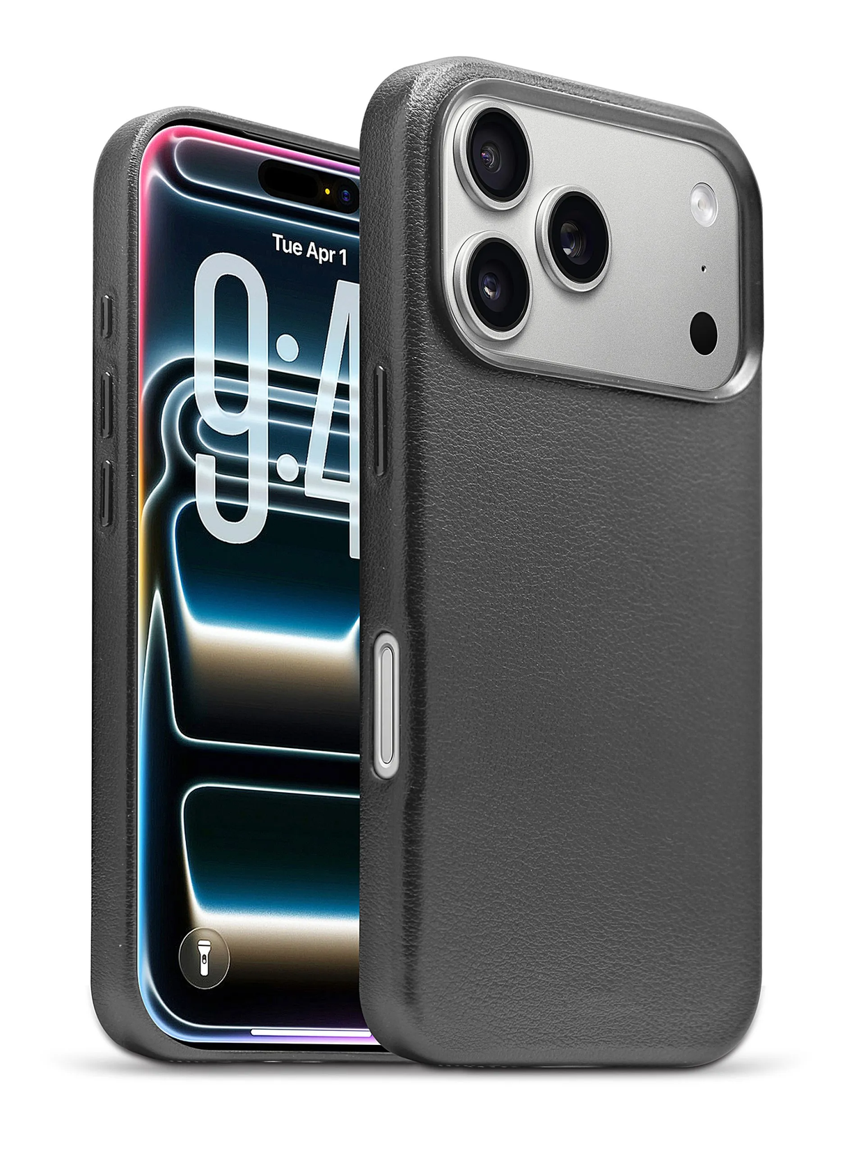 xBase iPhone 17 Pro Max - Leather MagSafe Compatible Case - Black