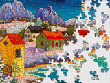 Springbok Moonlit Winter Village  Limited Release 500 Piece